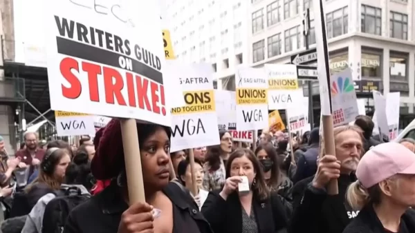 Writers Guild of America strikes for better wages